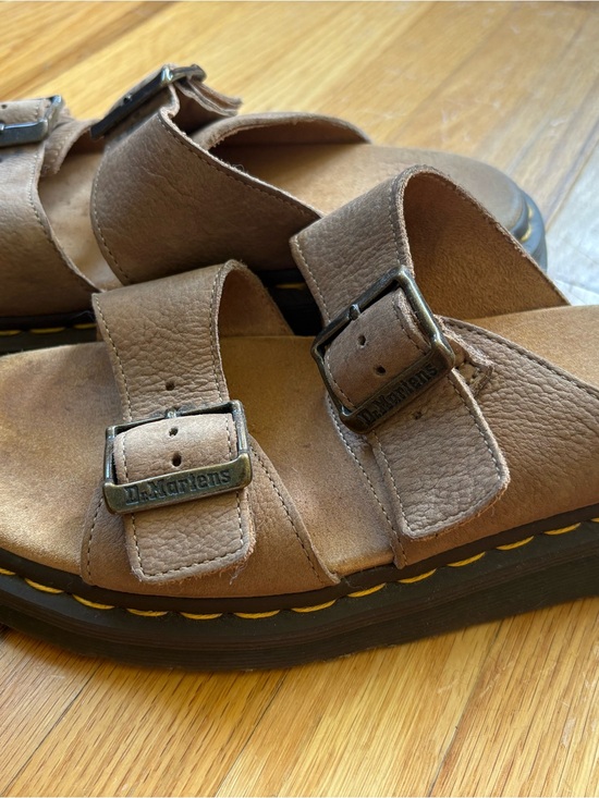 Dr. Martens Shoes - Women’s Dr. Martens Brown Leather Double-Buckle Sandals